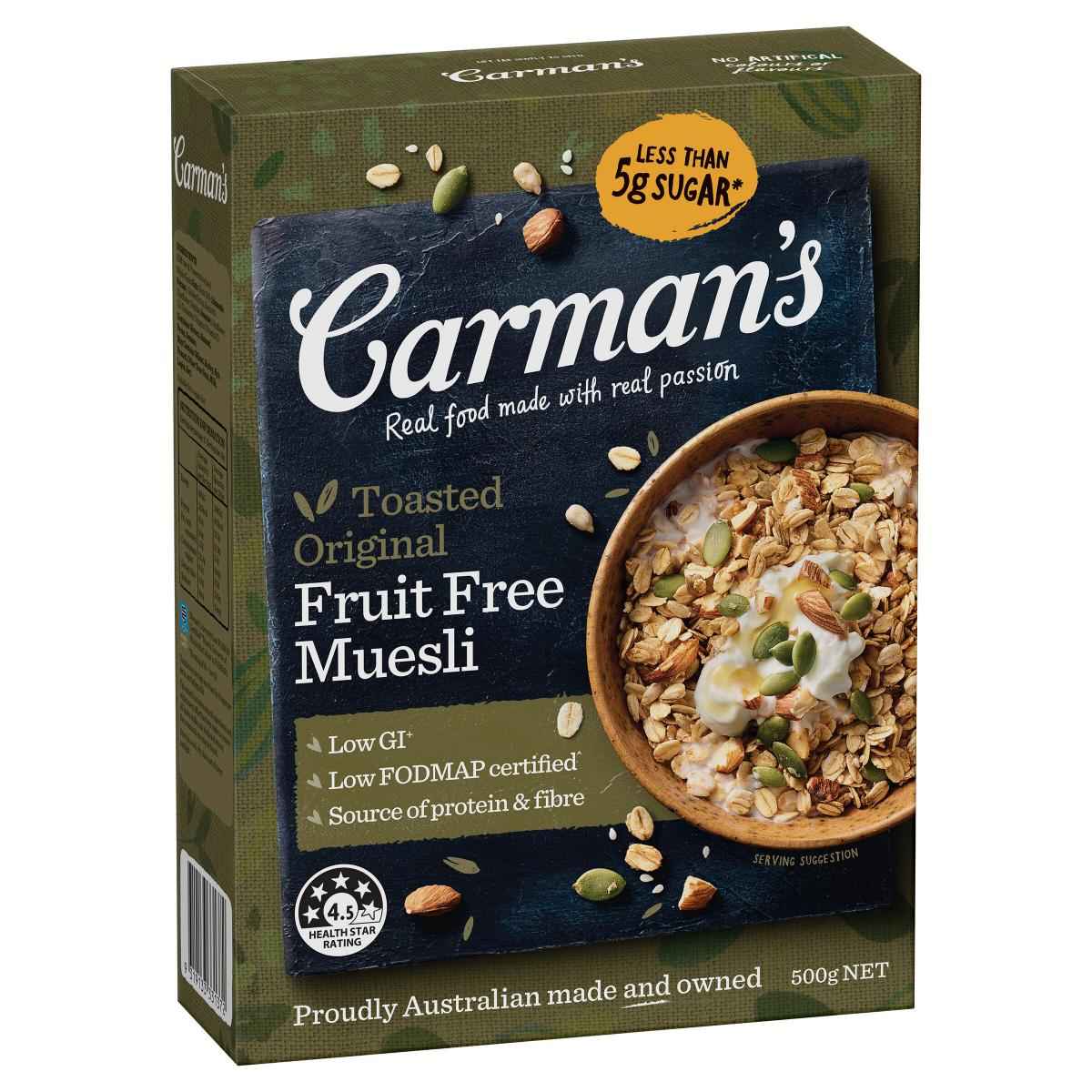 Carman`s Kitchen - 全果仁燕麥片500g (Fruit Free Muesli) 大盒裝500g
