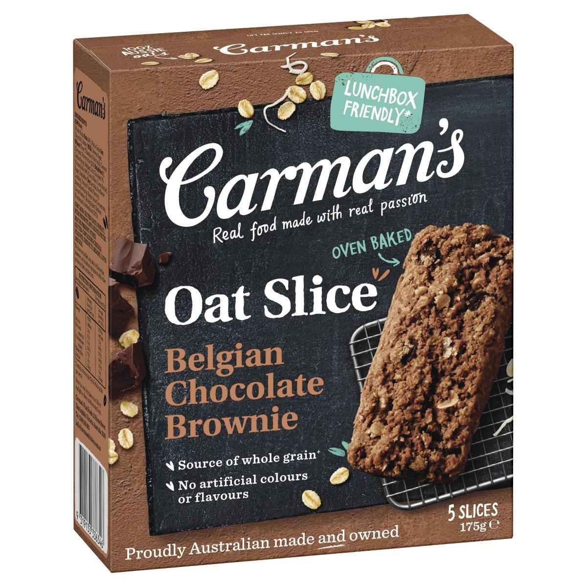 Carman`s Kitchen - 燕麥鬆餅 - 朱古力鬆餅175g Belgian Chocolate Oat Slice