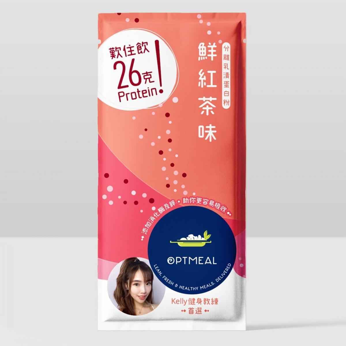 OPTMEAL - 鮮紅茶味分離乳清蛋白粉31g (10包)